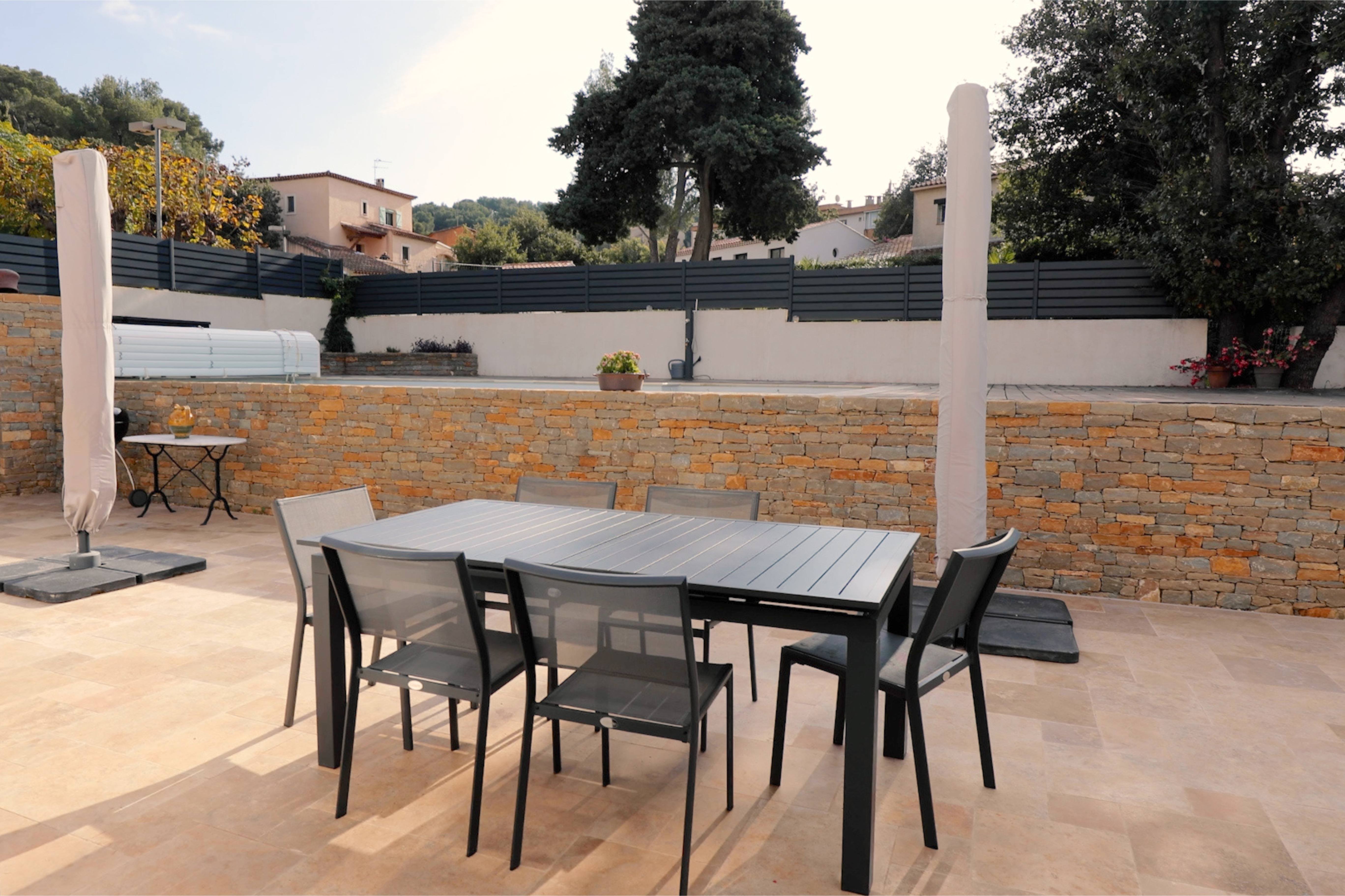 terrasse grande maison Var