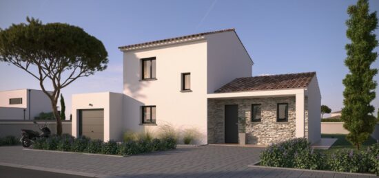 Maison neuve à Comps, Occitanie