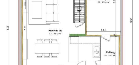 Maison neuve à , Var