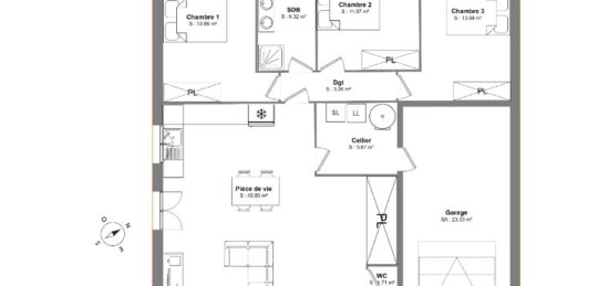 Maison neuve à , Hérault