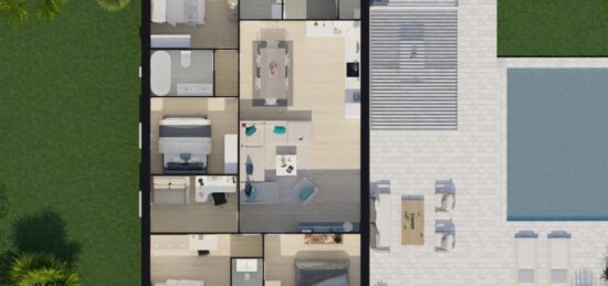 Maison neuve à , Var