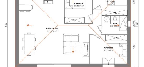 Maison neuve à , Var