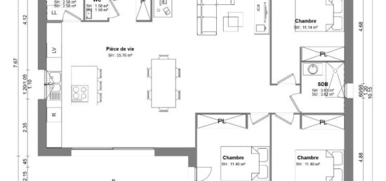 Maison neuve à , Var