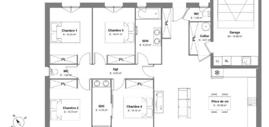 Maison neuve à , Hérault