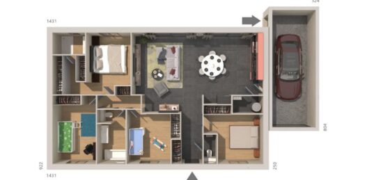 Maison neuve à , Alpes-de-Haute-Provence