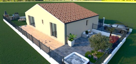 Maison neuve à Saint-Thibéry, Occitanie