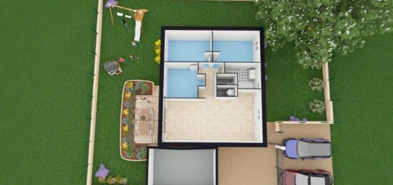 Maison neuve à , Alpes-de-Haute-Provence