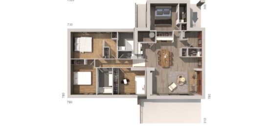 Maison neuve à , Var