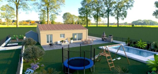 Maison neuve à Espondeilhan, Occitanie