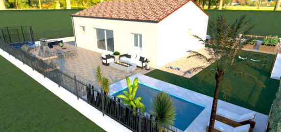 Maison neuve à Espondeilhan, Occitanie