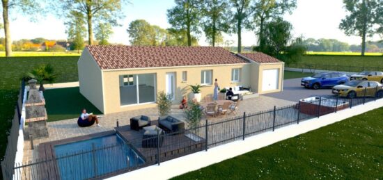 Maison neuve à Cébazan, Occitanie