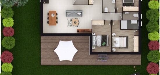 Maison neuve à La Motte, Provence-Alpes-Côte d'Azur