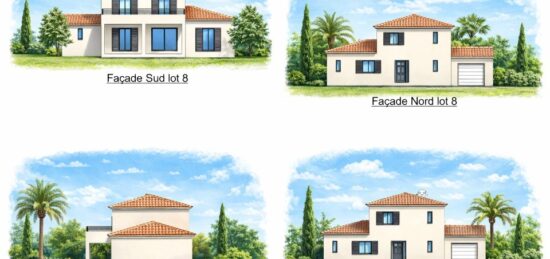 Maison neuve à Hyères, Provence-Alpes-Côte d'Azur