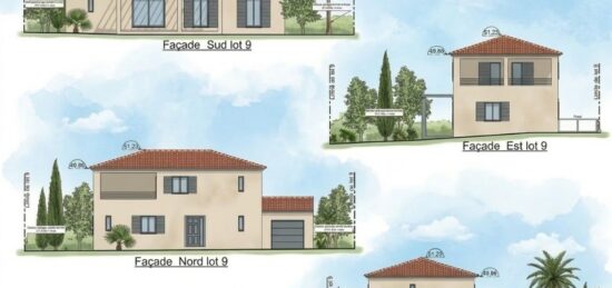 Maison neuve à Hyères, Provence-Alpes-Côte d'Azur