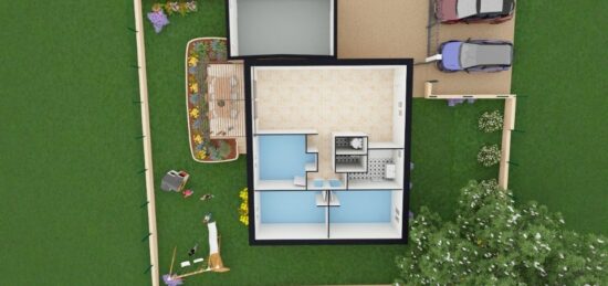 Maison neuve à , Alpes-de-Haute-Provence