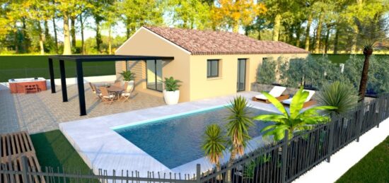 Maison neuve à Sauvian, Occitanie